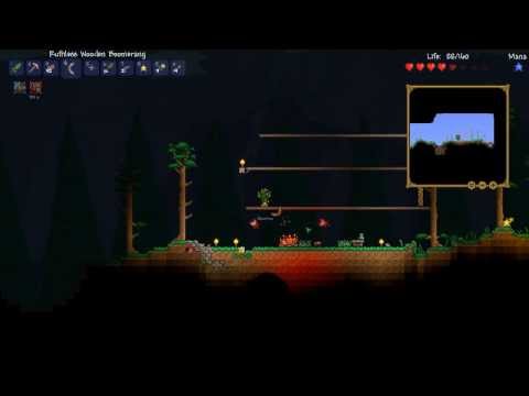 Eye of Cthulhu first night #3 - Terraria speed challenge