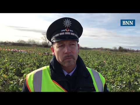 Interview mit Frank Otruba Polizei Karlsruhe zum Flugunglück in Rheinhausen-Oberhausen