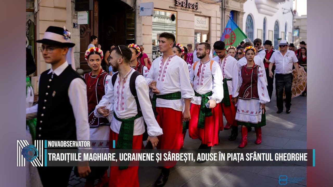 Tradițiile maghiare, ucrainene și sârbești, aduse în Piața Sfântul Gheorghe