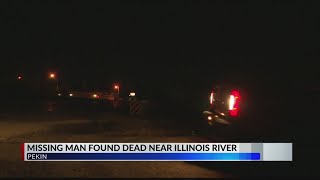Missing persons investigation ends after Pekin man found dead near Illinois River