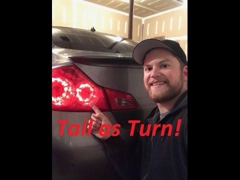 Diode Dynamics Tail as Turn Install and Review G37/G35 Sedan