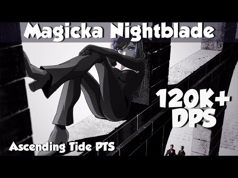 "Magicka" Nightblade | 120k+ DPS | ESO - Ascending Tide PTS week 2