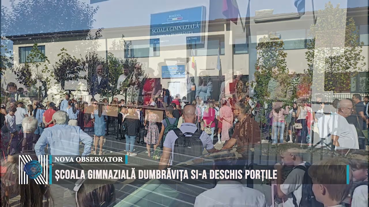 Școala Gimnazială din comuna Dumbrăvița si-a deschis porțile pentru un nou început de an școlar.