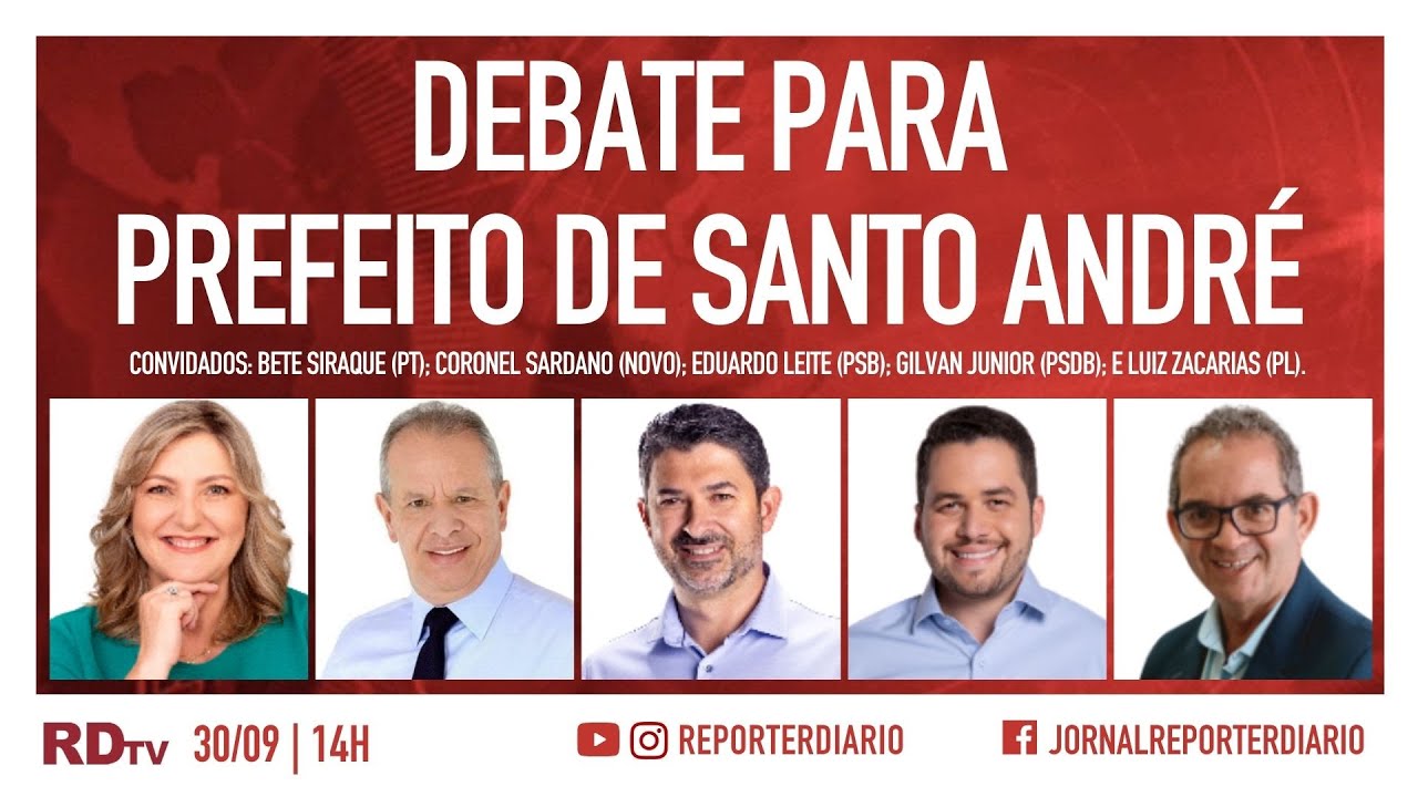 DEBATE PARA PREFEITO DE SANTO ANDRÉ