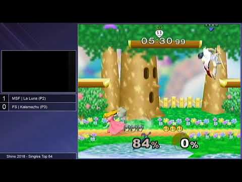 Shine 2018 SSBM - MSF | La Luna (Marth) vs. FS | Kalamazhu (Peach) - Melee Top 64 LR3