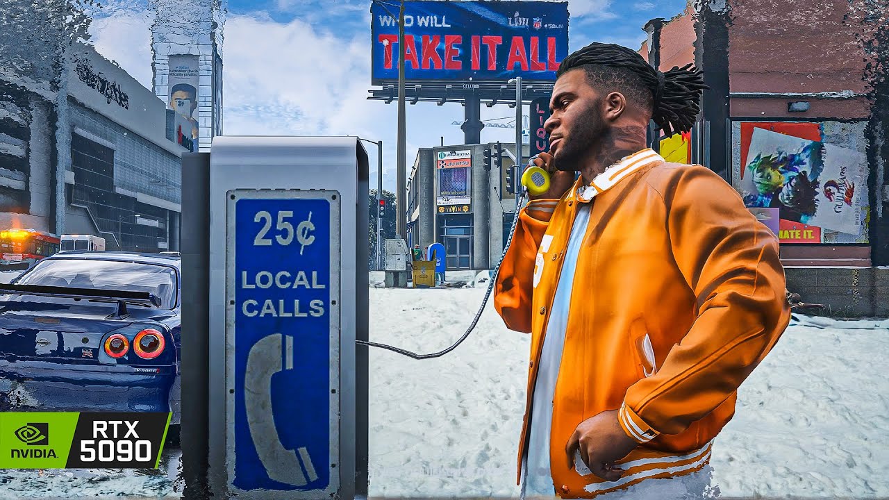 GTA 5 'The Vice Assassination' Mission 8K Gameplay | RTX 5090 Remastered Graphics MOD