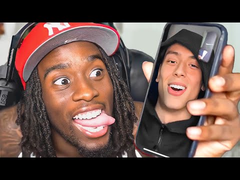 Kai Cenat Facetimes Central Cee Live On Stream!