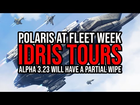 Star Citizen Polaris At Fleet Week - Idris Tours - Alpha 3.23 Partial Wipe