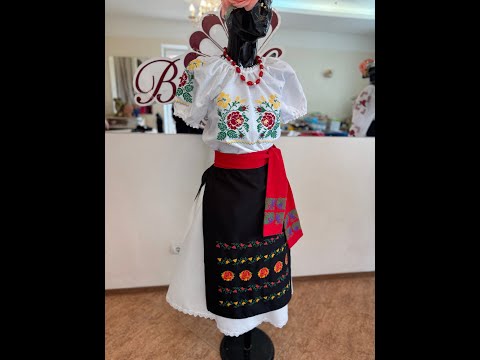 Молдавская национальная юбка J 0150(4505) - video 2