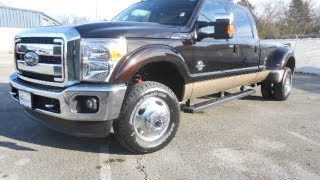 preview picture of video 'SOLD!!! 2013 FORD F-350 CREWCAB LARIAT DUALLY 4X4 KODIAK BROWN 6.7 FORD OF MURFREESBORO 888-439-1265'