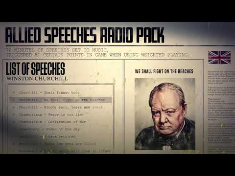 Hearts of Iron IV: Allied Speeches Music: Churchill - Blood, Toil, Tears And Sweat