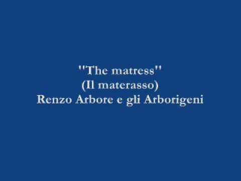 The matress (Il materasso) - Renzo Arbore e gli Arborigeni