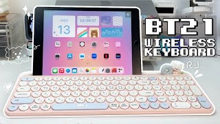 BT21 RJ MININI 78 key Wireless Keyboard Royche | Unboxing and Testing ❤︎ Emmy Lou
