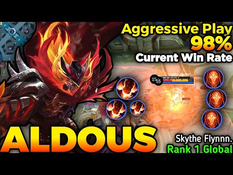 Aldous Aggressive 98% Current WinRate - Build Top 1 Global Aldous By Skythe Flynnn. - Mobile Legends
