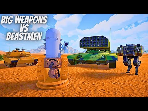 All Big Weapons VS 2 Million  BEASTMEN - WARHAMMER 40K | Battle Simulator 2 |@GreekyMaster​