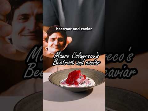 Bewertung des Signature Dish von Mauro Colagreco