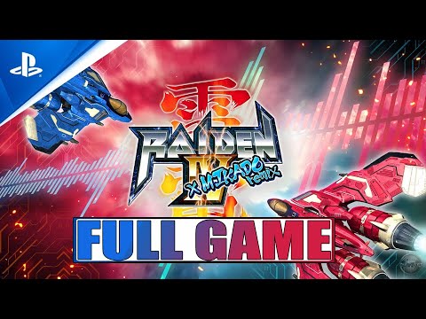 Raiden IV x MIKADO remix FULL GAME Walkthrough Gameplay PS4 Pro (No Commentary)