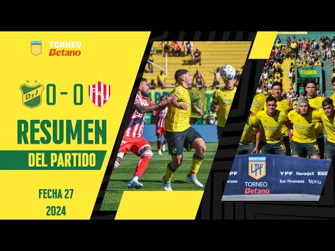 LPF 2024 - TORNEO BETANO - FECHA 27 -  DEFENSA Y JUSTICIA 0 - UNION DE STA FE  0 -  RESUMEN
