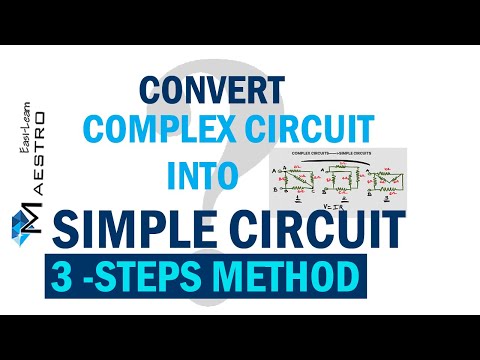 Convert Complex Circuit into Simple Circuit in 3 Steps| ICSE|CBSE 9-12
