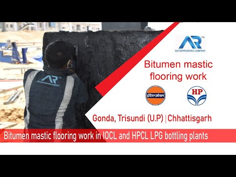 Residential Building LPG Bottling Plant Mastic Flooring Service