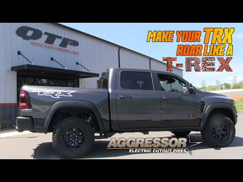 QTP Ram TRX Aggressor Electric Cutout Pipes