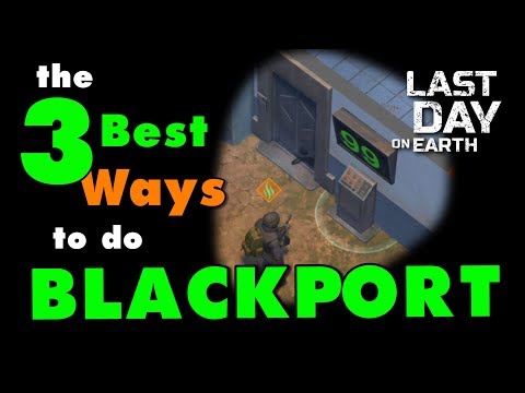 LDOE Police Station! The 3 Best Ways to do Blackport PD in Last Day on Earth Survival Update 1.9.6
