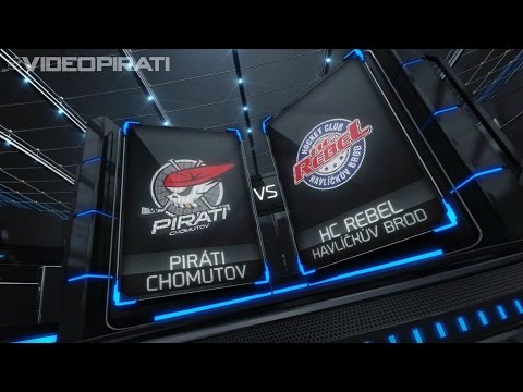 34. kolo: Piráti Chomutov - HC Rebel Havlíčkův Brod 6:3 sestřih