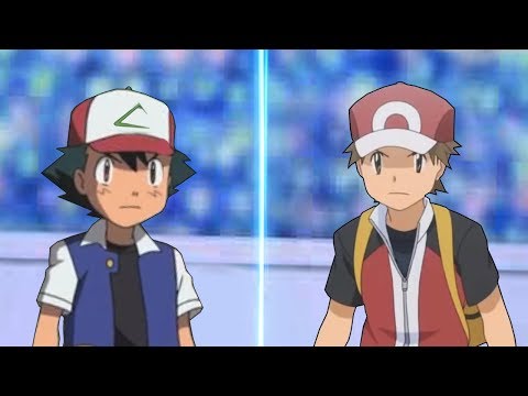 Pokemon Battle USUM: Kanto Ash Vs Red Origin (Pokemon Anime Vs Pokémon Origins)