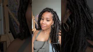 DIY Faux locs on short hair | Freetress bo locs 2x 18in | individual faux locs | boho locs