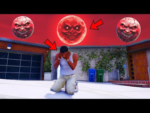 Franklin Found Strange Moon in GTA 5 