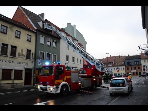 Dachstuhlbrand,  Schweinfurt, Bauerngasse