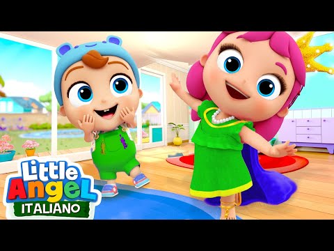 Principessa per un giorno 👸🏻👠 Cartoni Animati con Gianni Piccino - Little Angel Italiano