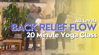 Back Relief Flow - 20 Minute Yoga Class
