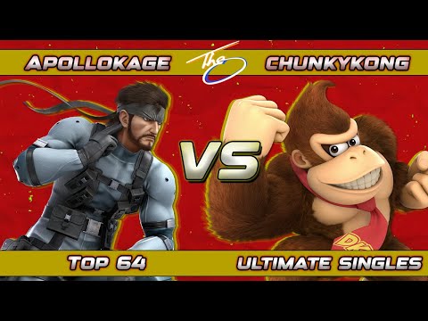 Cirque 3 Top 64 - ApolloKage (Snake) Vs. ChunkyKong (Donkey Kong) Smash Ultimate - SSBU
