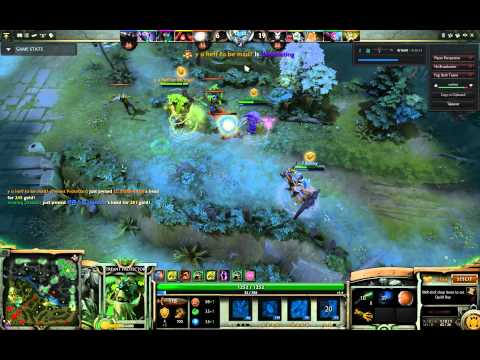 DotA 2 - Dazzle and Ezalor carry ill-mannered Rooftrellen