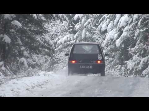 Filip Hałka / G. Szymaszek - Fiat Cinquecento - KJS Rajd Biecki "Barbórka 2012" Biecz 09-12-2012