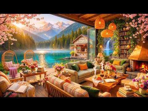 🔴 LIVE 24/7 : Lofi Jazz Japanese Cafe | Happy May Summer Relaxing Jazz Music Coffee Shop Ambience 🌿