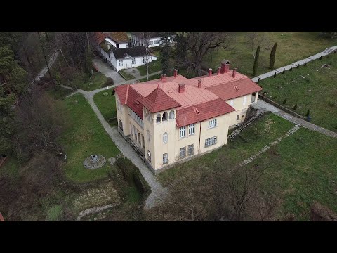 DIN DRONĂ: Muzeul Memorial Castelul ,,Octavian Goga’’ din Ciucea, Cluj