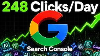 How I Went From 0 to 284 Clicks a Day With AI SEO