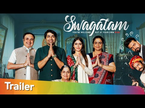 Thumbnail of the video: Swagatam | Trailer | Malhar Thakar | Latest Gujarati Movie Trailer | Coming soon On ShemarooMe