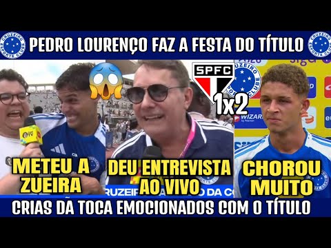 😭🦊 CRUZEIRO CHAMPIONS OF THE 2026 SÃO PAULO CUP! PEDRO LOURENÇO AND THE YOUTH ACADEMY PLAYERS ARE...