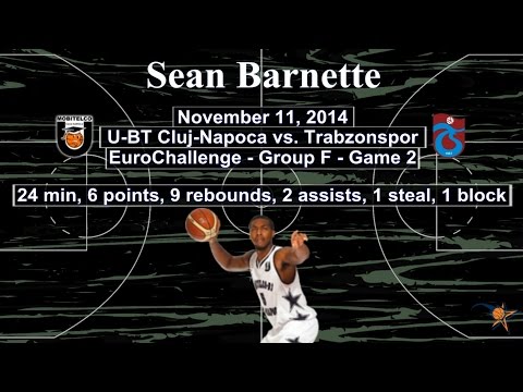 Sean Barnette vs. Trabzonspor Nov 11, 2014