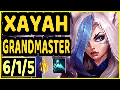 SARKIS (XAYAH) - 6/1/5 KDA BOTTOM ADC GAMEPLAY - BR Ranked GRANDMASTER
