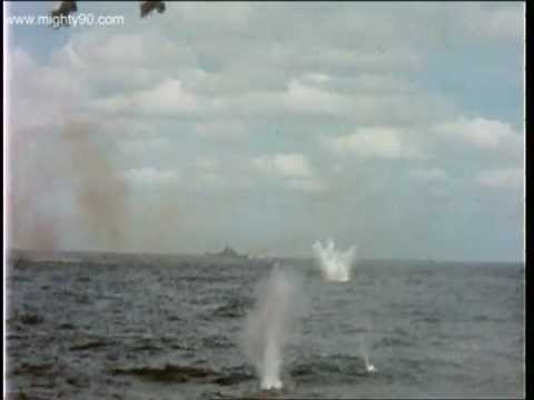 USS ASTORIA CL-90 Shoots Down Her 3rd Plane on 19 March 1945