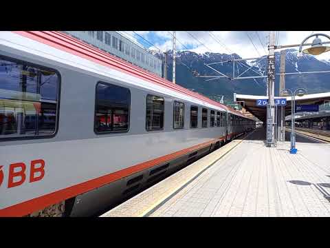EC 87 "DB-ÖBB-EuroCity", von München nach Venezia in Innsbruck Hbf