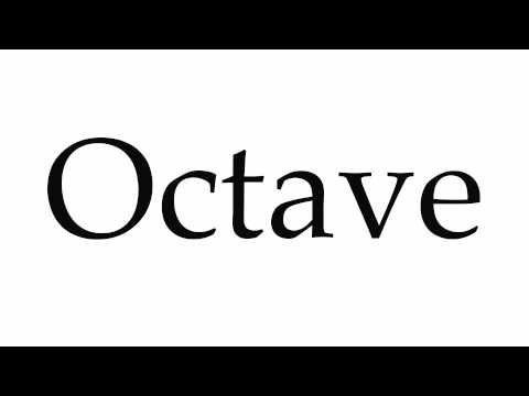 How to Pronounce Octave