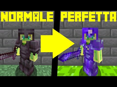 NUOVA ARMATURA IN NETHERITE PERFETTA SU MINECRAFT ITA 1.17!! #31