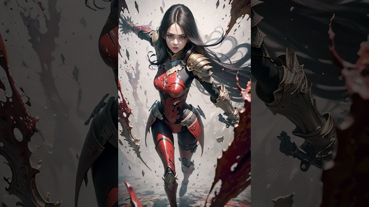 Embracing strength and beauty! Ai animation #shorts