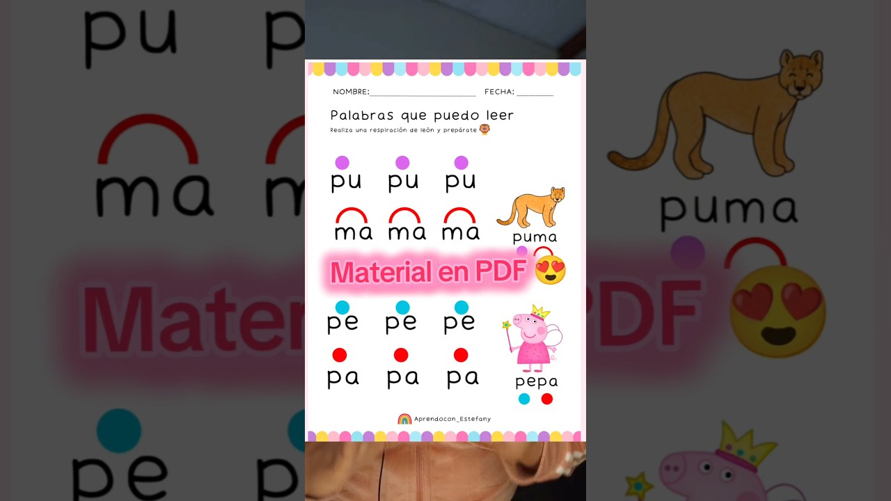 Cómo enseñar a leer el grafismo fonético método fonético silábico ❤️💕 preescolar