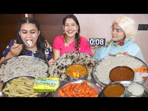 Daughter Vs Mother Vs Grand Mother Food Challenge | Pasta, Dal Chawal, Paneer Naan, Idli, Frooti etc